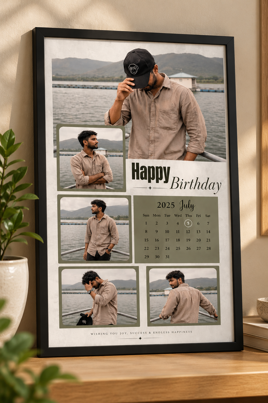 Customize Best Friend Birthday frame | Black frame