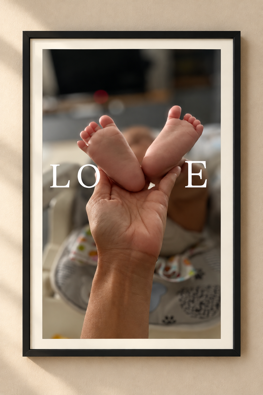 Welcome to world baby Hand and Foot print frames | Size 8x12 inches