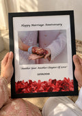 Customize Anniversary frame Best Gift for loved ones| Size 8x12 inches
