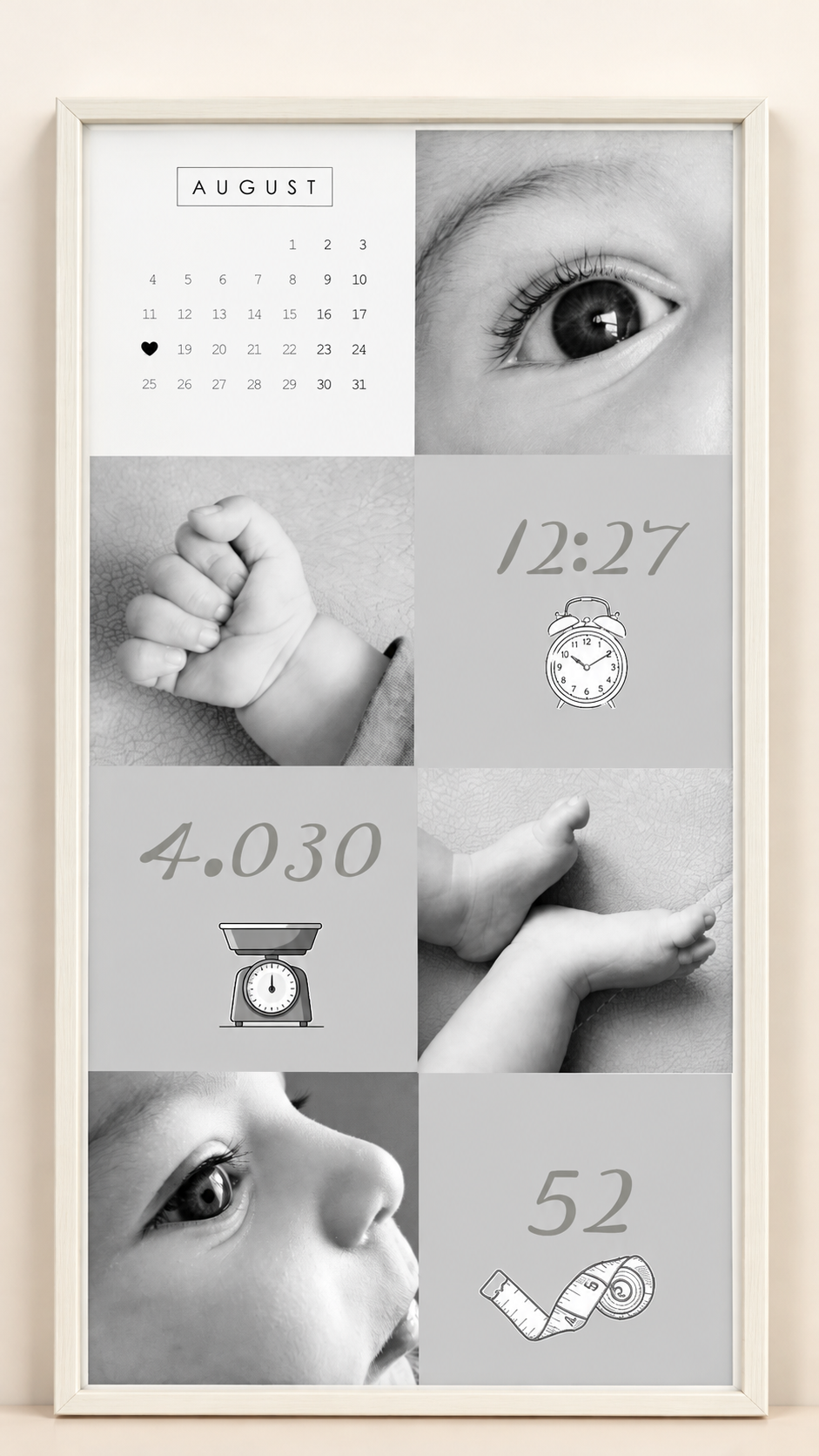 Welcome to world baby Customize frames | Size 8x12 inches