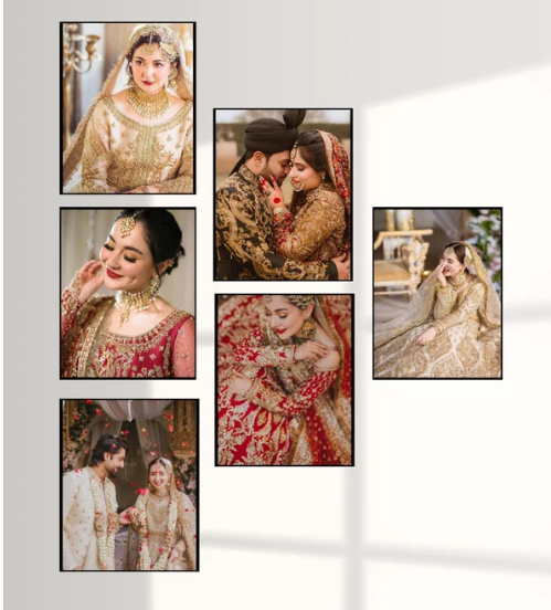 Pack of 6 Medium Customize Phototiles for your room