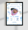 Welcome to world Customize Baby Picture frames | Size 8x12 inches