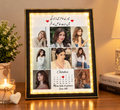 2 in 1 3D customized Magic Mirror Frame | Mirror light Photo frame | Special Love Gift| Design 5